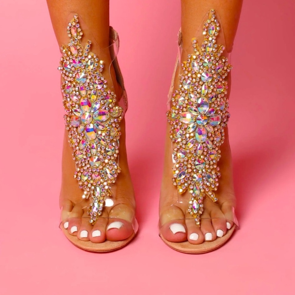 Fashion Nova - Run The Night Embellished Heels